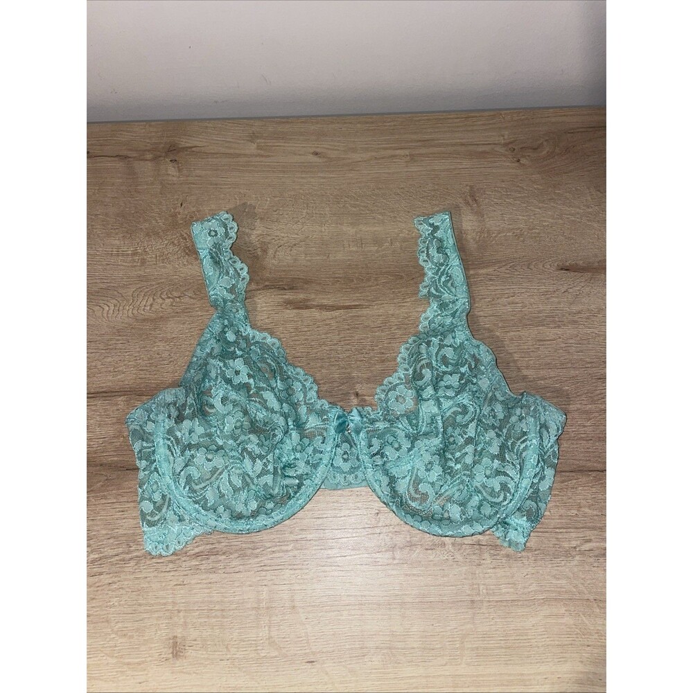 Smart & Sexy Bra 38D Mint Lace Coquette Fairy Cottagecore Balletcore